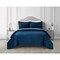 NY&C Home NYandC Home Dafa 3 Piece Velvet Quilt Set Diamond Stitched Pattern Bedding